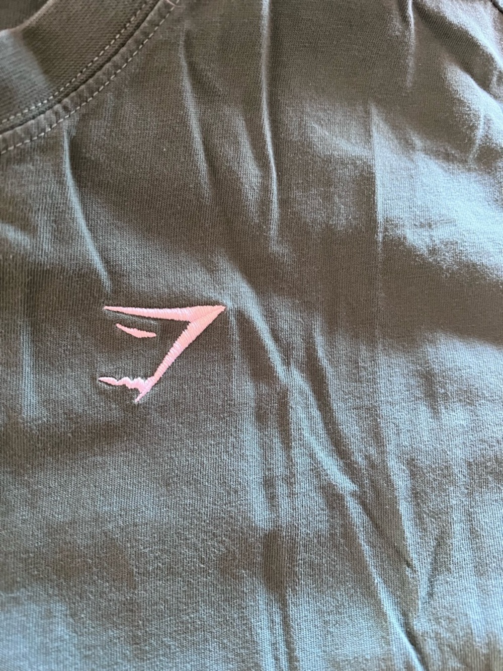 Gymshark Olive Green Short Sleeve Crew Tee - Picture 4 of 4